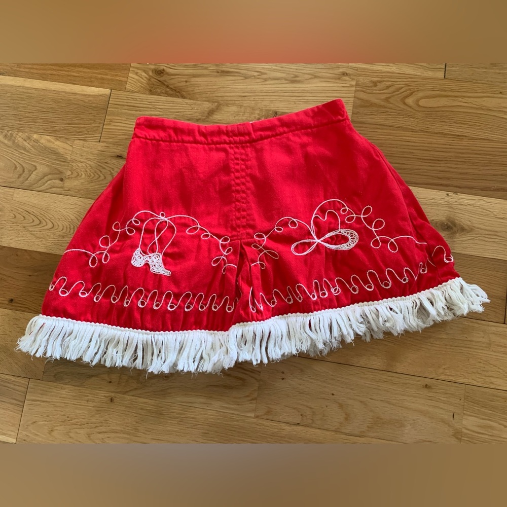 Vintage western cowgirl skirt
